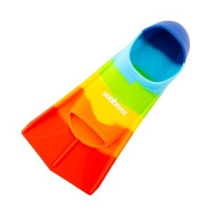 Seabeez Βατραχοπέδιλα Με Κοντό Πτερύγιο Splash Series XS Size EU33-35 Rainbow SP-RN XS